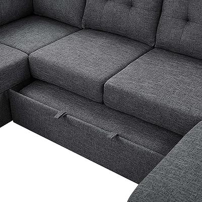 Asunflower Sectional Sofa Sleeper Couch Living Room Pull Out Sofa Bed –  SHANULKA Home Decor