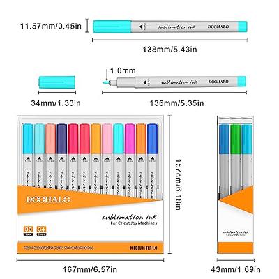  Welebar 0.4 Tip Infusible Pen Set for Cricut Joy/Xtra, 12 Pack  Assorted Sublimation Ink Pens for Heat Tranfer, Mugs, T-shirt : Arts,  Crafts & Sewing