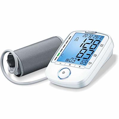 Blood Pressure Monitor Upper Arm Automatic Digital BP Monitor Large Cuff  8.66-16.5, 2 Users 180 Memory Large Display, Irregular Heart Rate