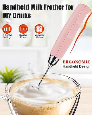 Durable Drink Mixer Handheld Coffee Blender, Cream Stirrer, Egg