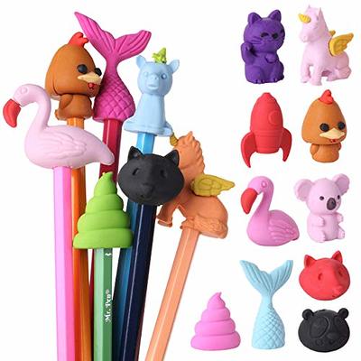 Mr. Pen- Erasers for Kids, 6 Pack, Eraser with Cover and Roller