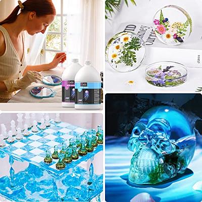 Nicpro 72OZ Crystal Clear Epoxy Resin Kit, Casting and Coating Art Res