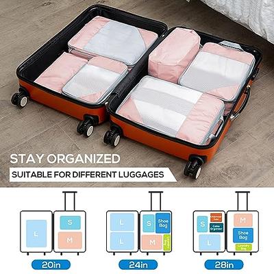 ANYLION Compression Packing Cubes, 6 Set Waterproof Compression Packing  Cubes for Carry on Suitcase, Luggage Organizers Packing Cubes Set for Travel  Essentials, Blue - Yahoo Shopping