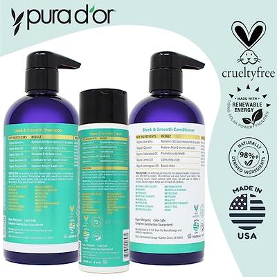 Pura D'or Argan Oil Shampoo, Conditioner, and Pure Argan Oil
