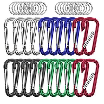 Carabiner Clip Set, Aluminium Alloy Hooks Buckle Carabiner Key