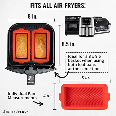 Silicone Air Fryer Liners For Ninja Air Fryer Dual, Reusable Air Fryer  Silicone Liner For Ninja Air Fryer Accessories, Airfryer Liners Airfryer  Access