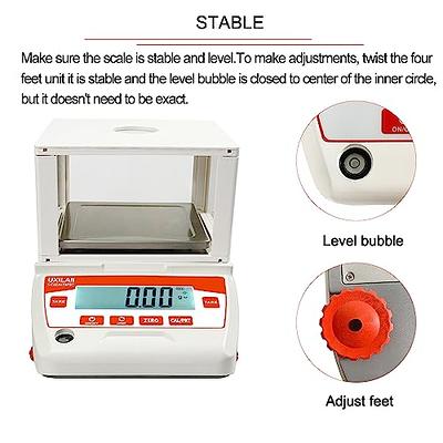  CGOLDENWALL Precision Lab Scale Digital Analytical Balance  Laboratory Balance Jewelry Scale Scientific Scale 0.01g Accuracy 110V  (5000g, 0.01g) : Industrial & Scientific