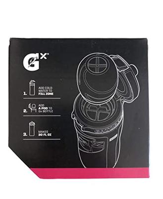 Gatorade GX Hydration System Non-Slip GX Squeeze Bottles & GX Sports Drink Concentrate Pods, Gray