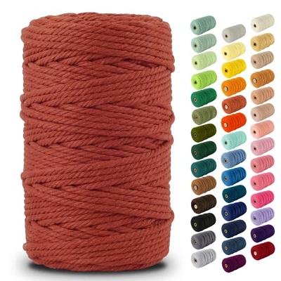 Turquoise Macrame Cord 3mm x 109yards Colored Macrame Rope Cotton Rope  Macram