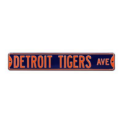 Detroit Tigers Statue Canvas Wall Art Comerica Park Tiger 