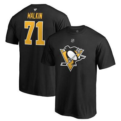 EVGENI MALKIN Signed Pittsburgh Penguins Black Adidas PRO Jersey