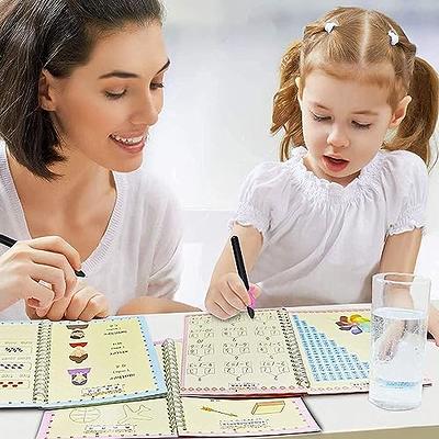 YAMMI Large Reusable Handwriting Practice for Kids - Grooved Writing Books  with Pen Refills, Magic Practice Copybook and Preschool Tracing, Ideal