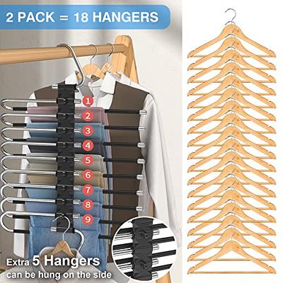 Extendable Hanger Hooks For Clothes Connector Hooks For Hanger Heavy Duty Space  Saving (Pack Of 5)