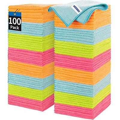 Sliverdew Absorbent Microfiber Cleaning Cloth Lint Free Thick Microfiber  Towels Dish Rags Colored Stripes Reusable Microfiber Cleaning Rags for  Kitchen, Bathroom, Car - Yahoo Shopping