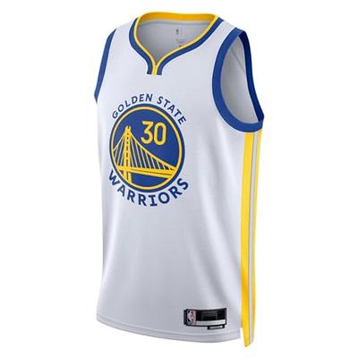 Men's Golden State Warriors Stephen Curry Nike White Fashion Current Player Hardwood Classics Swingman Jersey