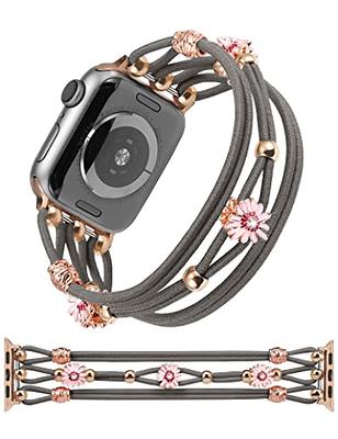  MOFREE Beaded Bracelet Compatible for Apple Watch Band
