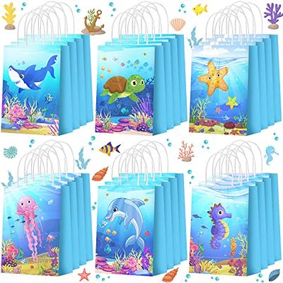 Outus 24 Pcs Sea Party Favors Bags Animal Sea Ocean Party Favor