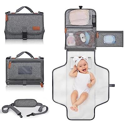 2 Diaper Bags, Organizer Bags, Travel Changing Pad With Wipe