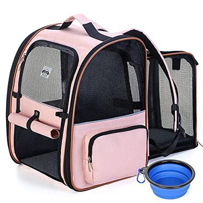 Johomviin Dog Carrier, Cat Carrier, Pet Carrier, Foldable Premium PU  Leather Dog Purse, Portable Tote Bag Carrier for Small to Medium Cats and  Small