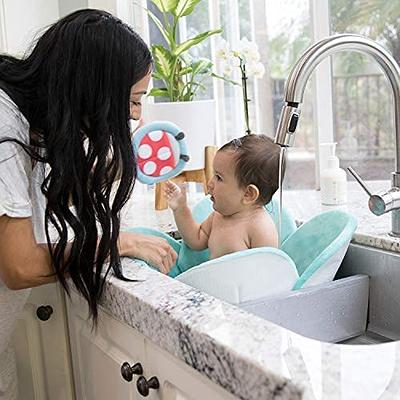 Newborn Shower Mat Infant Bathtub Baby Bath Tub Pillow Pad Lounger