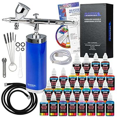 Cool Runner II Air Compressor System Kit, Master Elite Airbrush