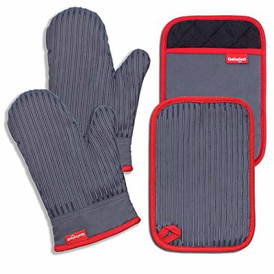 KitchenAid Chambray 4-piece Mitt Set