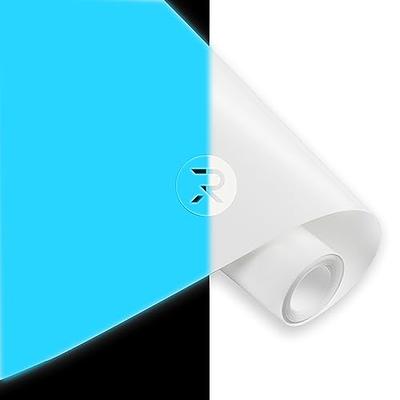 Heat Transfer Vinyl Black and White HTV Rolls - 12 x 25ft White Iron on  Vinyl for Cricut & Silhouette Cameo, White HTV Vinyl for Shirts - Easy to  Cut