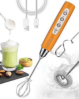 Bonjour Primo Latte Rechargeable Whisk & Milk Frother - Black/Silver
