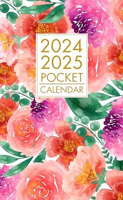  Pocket Calendar 2024-2025 for Purse: Small Size Monthly Planner