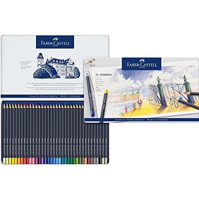  Faber-Castell Polychromos 36 Pencil Studio Set : Wood Colored  Pencils : Office Products