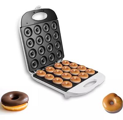  Mini Pancakes Maker, Mini Donut Maker Machine for Breakfast,  Snacks, Desserts & More With Non-stick Surface, Cake Machine, Double-Sided  Heating Makes 16 Doughnuts (black New): Home & Kitchen