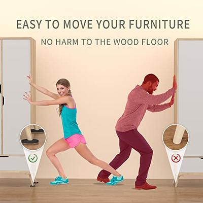 4Pcs Furniture Moving Sliders Mover Pads Moving Furniture Gliders Hardwood  Floor Protectors