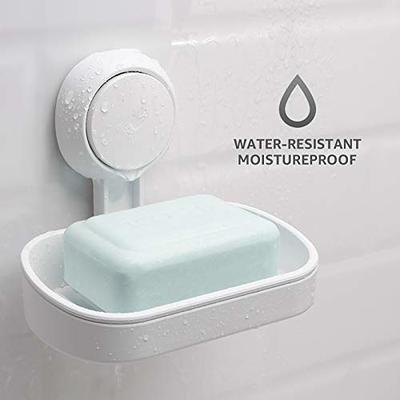 BOPai Elegant Suction Soap Dish for Shower, Powerful Vacuum