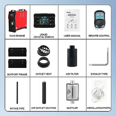 Likaci Diesel Heater All in One 5KW-8KW 12V/ 24V Portable Diesel