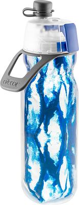 O2COOL Mist and Sip Water Bottle for Drinking and Misting, 2 Pack