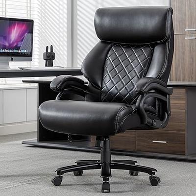 Lacoo Faux Leather High-Back Executive Office Chair with Lumbar