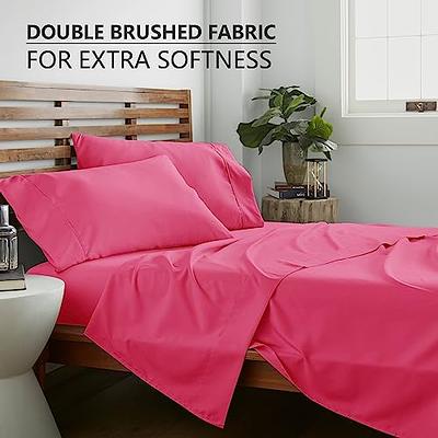 Full Size 4 Piece Sheet Set - Comfy Breathable & Cooling Sheets - Hotel  Luxury Bed Sheets for Women & Men - Deep Pockets, Easy-Fit, Extra Soft 