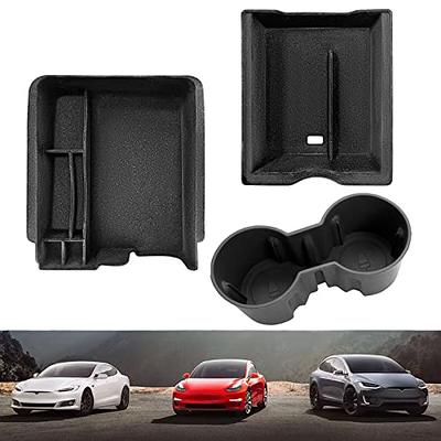 FIONE for Tesla Model 3 Model Y Accessories Flocking Center Console  Organizer Tray Armrest Storage Box Water Cup Holder Insert 2021 2022 2023  with Coin and Sunglasses Holder - Yahoo Shopping