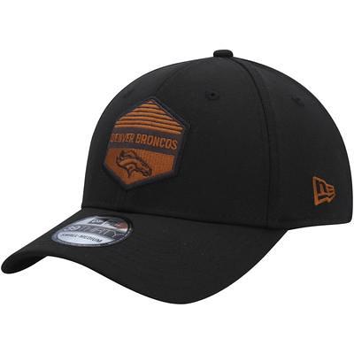 Men's New Era Gray/Black Denver Broncos 2023 Sideline 39THIRTY Flex Hat