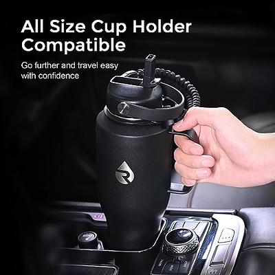 RAYMYLO Water Bottle 32oz, Insulated Tumblers with Handle & Straw Lid &  Paracord Handle, Triple Wall Vacuum Food-grade Stainless Steel Leakproof  Hydro Travel Flask, Fit in Any Car Cup Holder - Yahoo