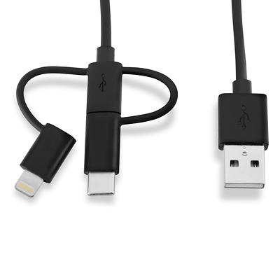 C2G 2m (6ft) USB Cable - USB A to USB Micro B - M/M - USB cable - USB (M)  to Micro-USB Type B (M) - 6.6 ft - black