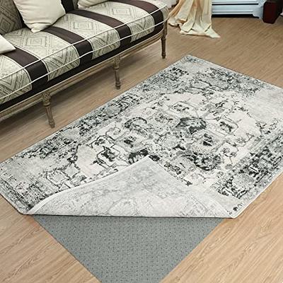 Veken Non Slip Rug Pad Gripper 8 x 10 Feet Extra Thick Pads for Any Hard  Surface Floors, Keep Your Rugs Safe and in Place, Under Carpet Anti Skid Mat