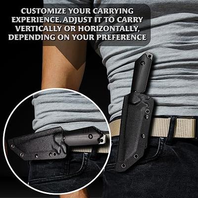 Knife Sheath Clip Holster, Kydex Holster Knife, Camping Mag Pouches