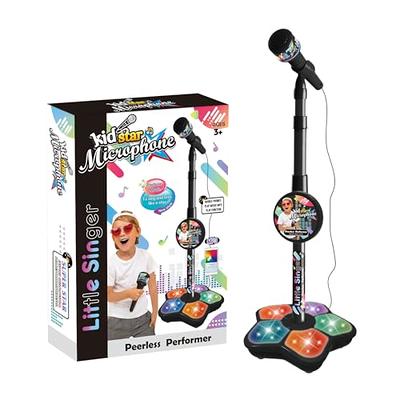 NUOBESTY Pretend Microphone with Stand Fake Microphone Prop with Square  Cube Interview Mic Plastic Microphone for Karaoke Fun Stage Mic Stand Music  - Yahoo Shopping