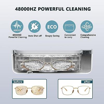  Ultrasonic Cleaner,Clean pod for glasses, Portable