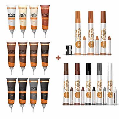 Lifreer Wood Furniture Repair Kit - 40 Pcs Wood filler, Touch Up