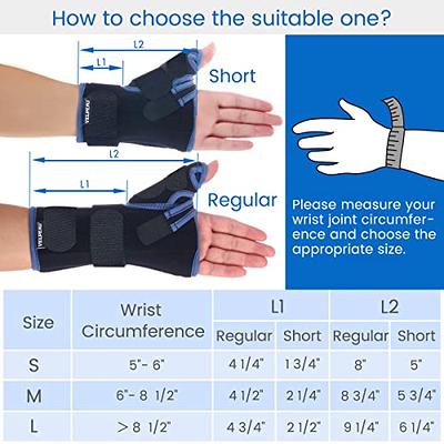 Velpeau Wrist Brace with Thumb Spica Splint for De Quervain's  Tenosynovitis, Carpal Tunnel Pain, Stabilizer for Tendonitis, Arthritis,  Sprains & Fracture Forearm Support Cast (Short, Left Hand -M) - Yahoo  Shopping