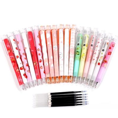  sencoo 10 pack Cute Pens Colorful Gel Ink Pens Multi Colored  Pens for Bullet Journal Writing Roller Ball Fine Point Pens for Kids Girls  Students Gifts School Prize : Office Products