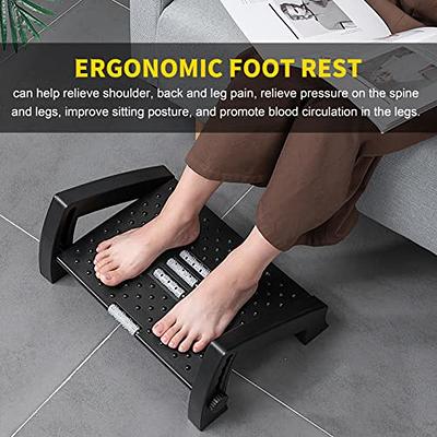 Hresskar Ergonomic Foot Rest Under Desk for Office Use at Work