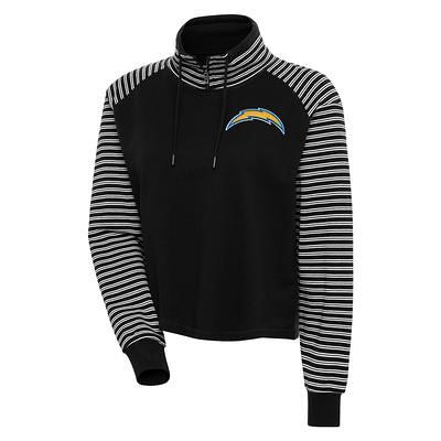 Los Angeles Rams Antigua Women's Axe Bunker Tri-Blend Pullover Hoodie -  Black